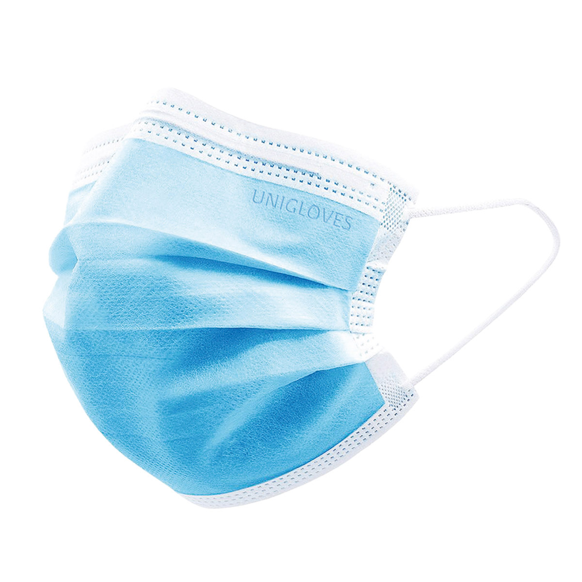Mundschutz Profil Plus latexfr.blau 50St