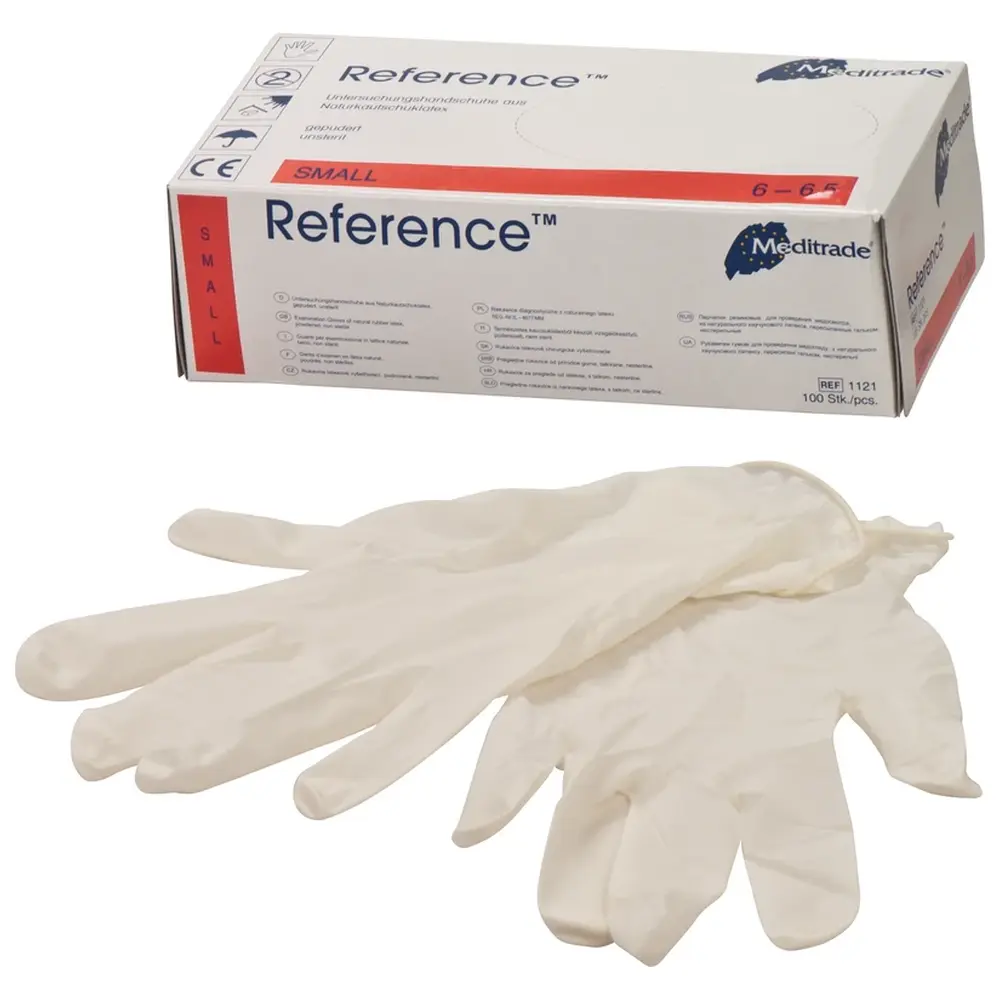 Meditrade Reference™ - Packung 100 Stück gepudert, natur, S