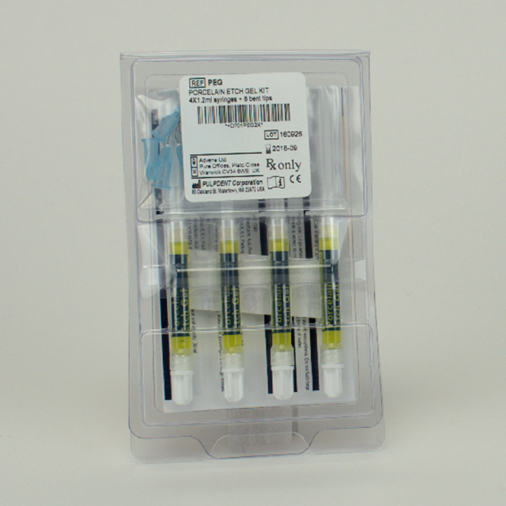 Porcelain Etch Gel 9,6% 4x1,2ml Pa