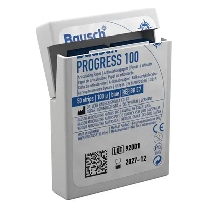 Dr. Jean Bausch GmbH & Co.KG Progress 100my blau Streifen BK57 Pa