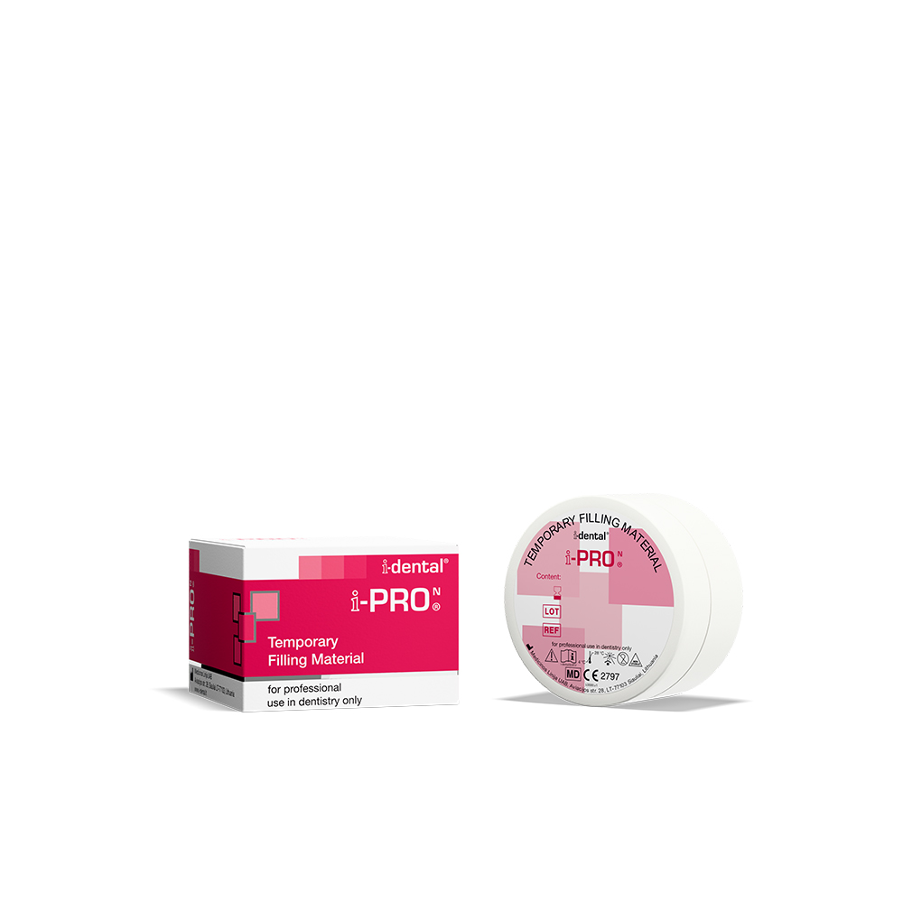 i-PRO N Temporary Filling Material – i-dental, weiß, 38g Paste, dentale Anwendung, Zahnarztbedarf