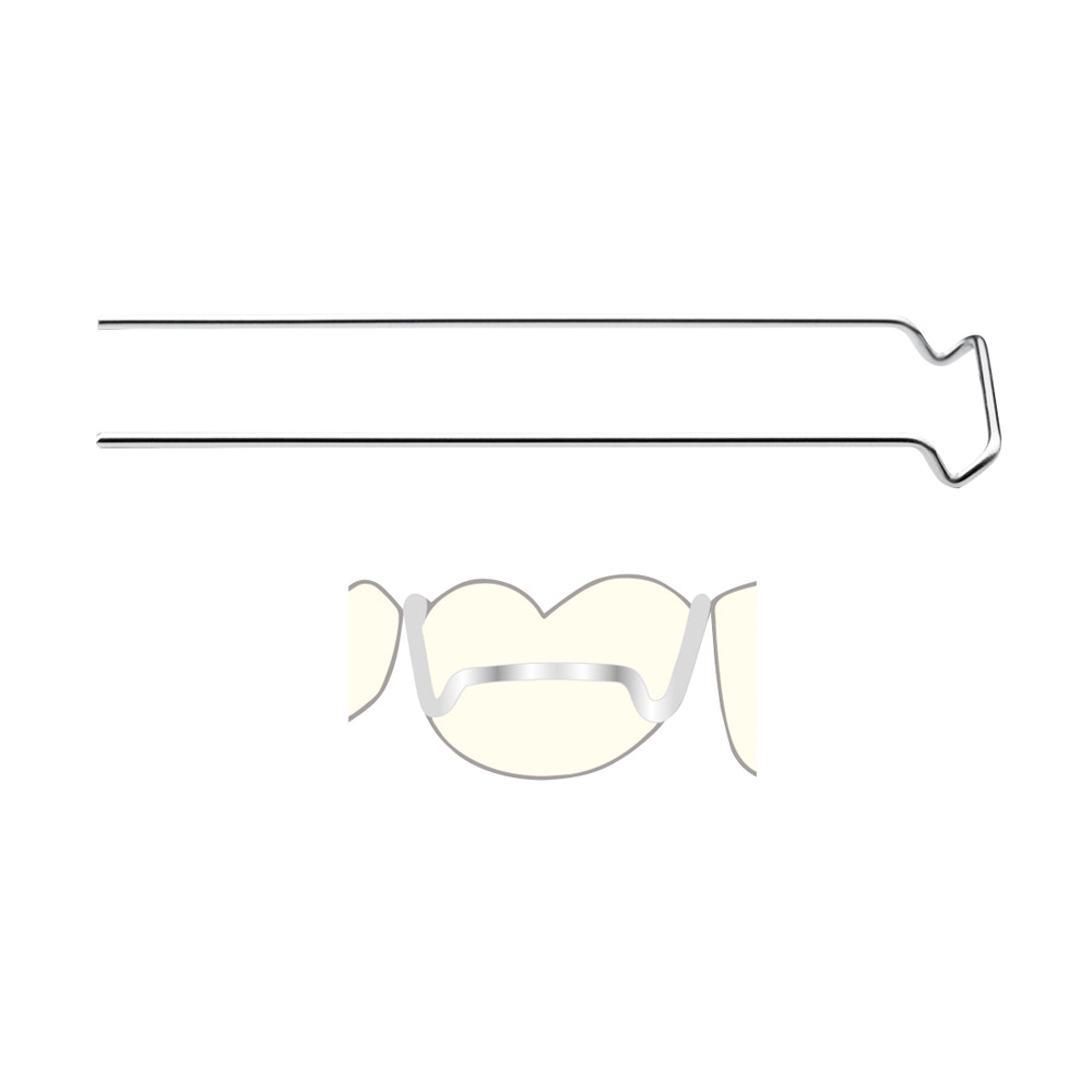 Adams-Klammern 0,7 10mm 10St