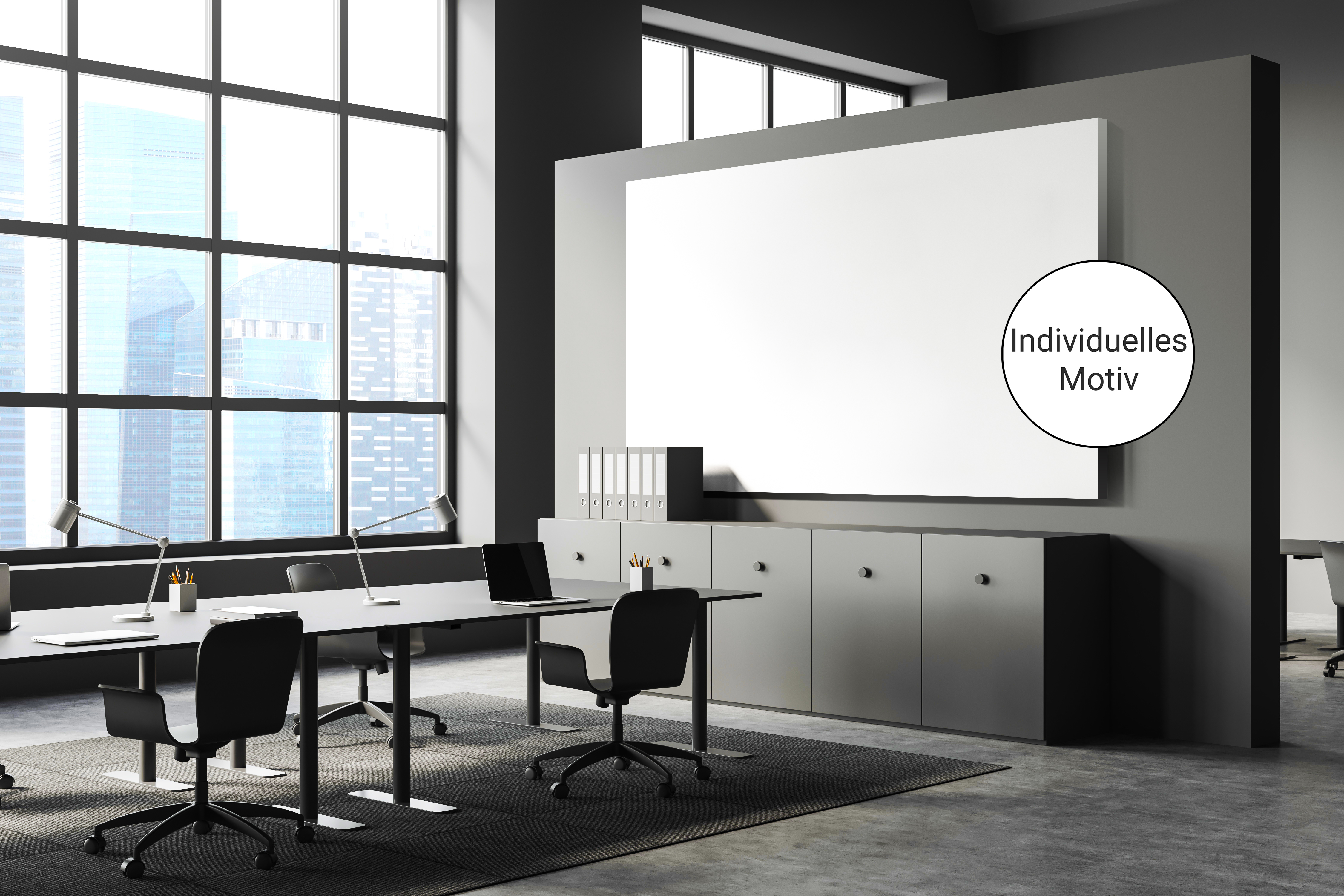 Akustikbild – Schallabsorberklasse A, 44 mm Bautiefe, Öko-TEX®100, Brandschutzklasse B1, individuell gestaltbar, 80x120 Akustikbild – Schallabsorberklasse A, 44 mm Bautiefe, Öko-TEX®100, Brandschutzklasse B1, individuell gestaltbar, 80x120