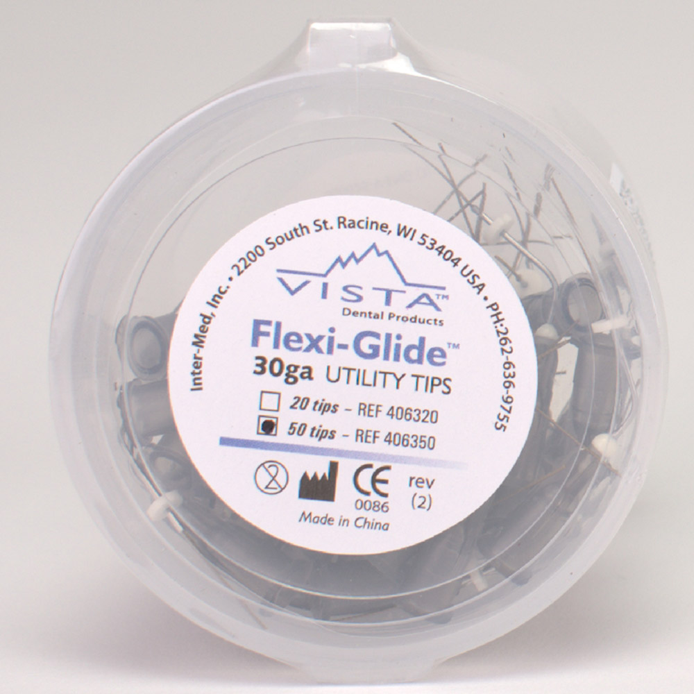 Flexi-Glide Ultility Tips 30ga schw.50St
