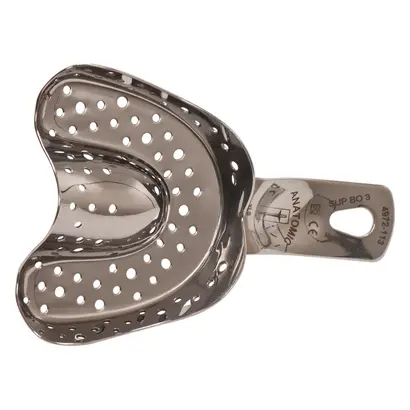 A.Schweickhardt GmbH & Co. KG Abdrucklöffel OK gelocht Sup BO 3 bezahnt St A.Schweickhardt GmbH & Co. KG Abdrucklöffel OK gelocht Sup BO 3 bezahnt St