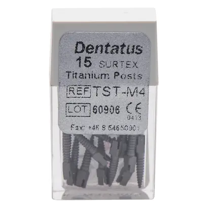 Dentatus AB DEN Surtex Wurzelstift TITAN M4 Pa 15