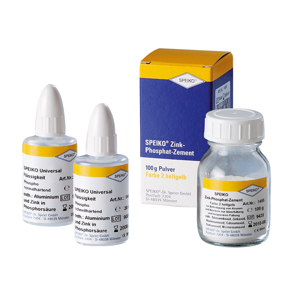 Zink-Phosphat-Zement hellgelb 100g