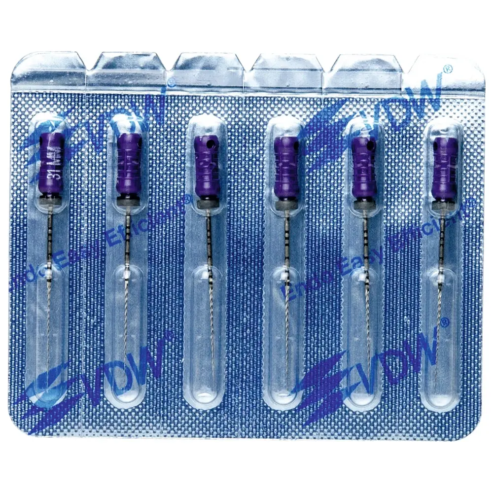 VDW STERILE K-Bohrer - Blisterpackung 6 Stück 31 mm ISO 010