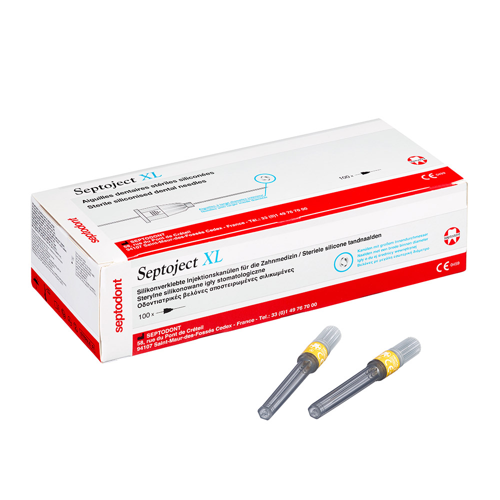 GX260569_Septoject_XL_G27_04x35mm_lang_100St Stabilok Bohrer Stahl medium grün 5St