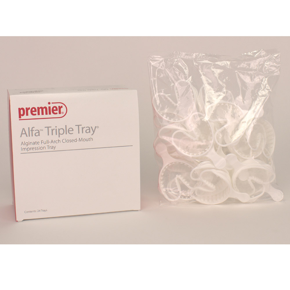 GX58278_Alfa_Triple_Tray_weiss_mittel__24St Alfa Triple Tray weiß mittel 24St