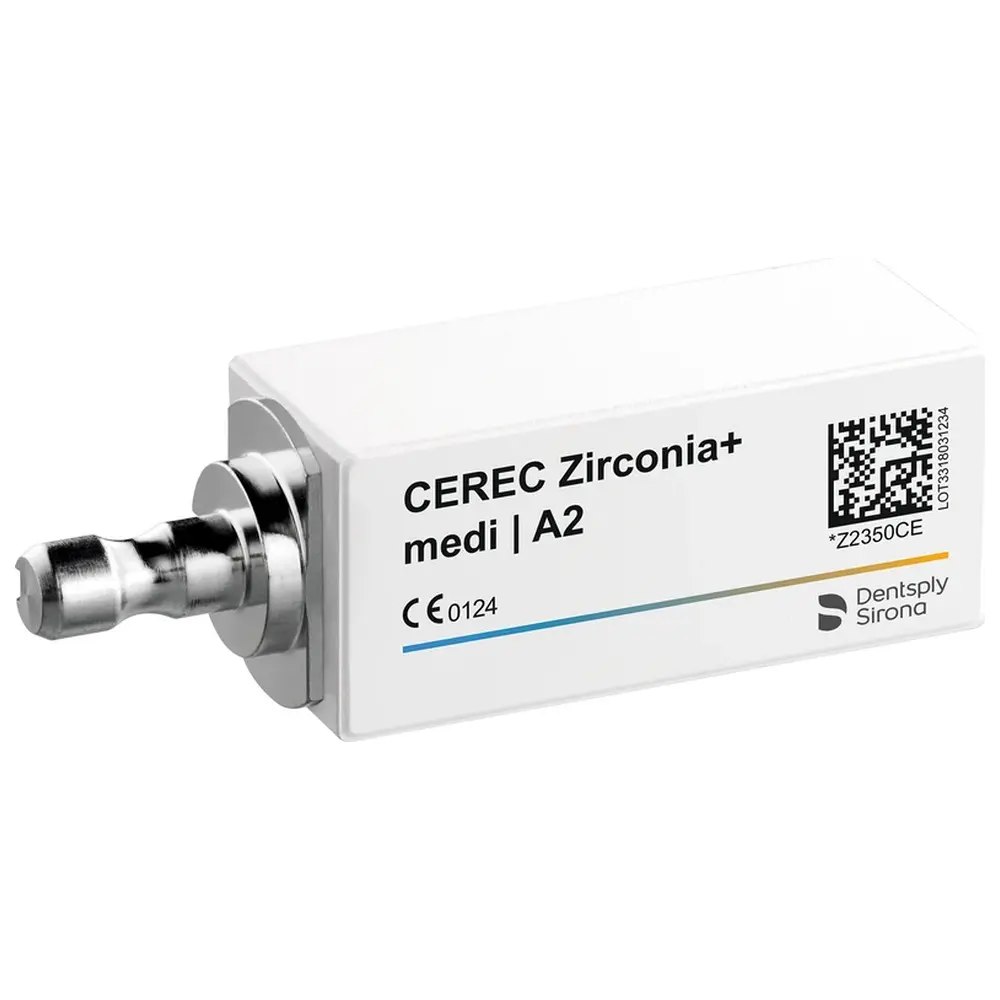 Dentsply Sirona CEREC Zirconia+ - Packung 3 Stück medi A2