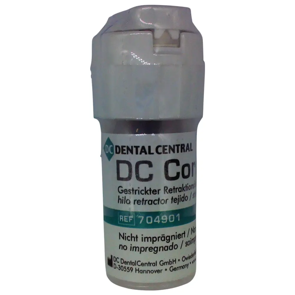 DC Dental Central DC Cord - Dose 275 cm Faden Gr. 00, schwarz-gelb