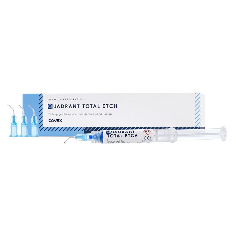 Cavex Quadrant Total Etch - Packung 1x Spritze 2,5 ml Gel, 10 x Tips