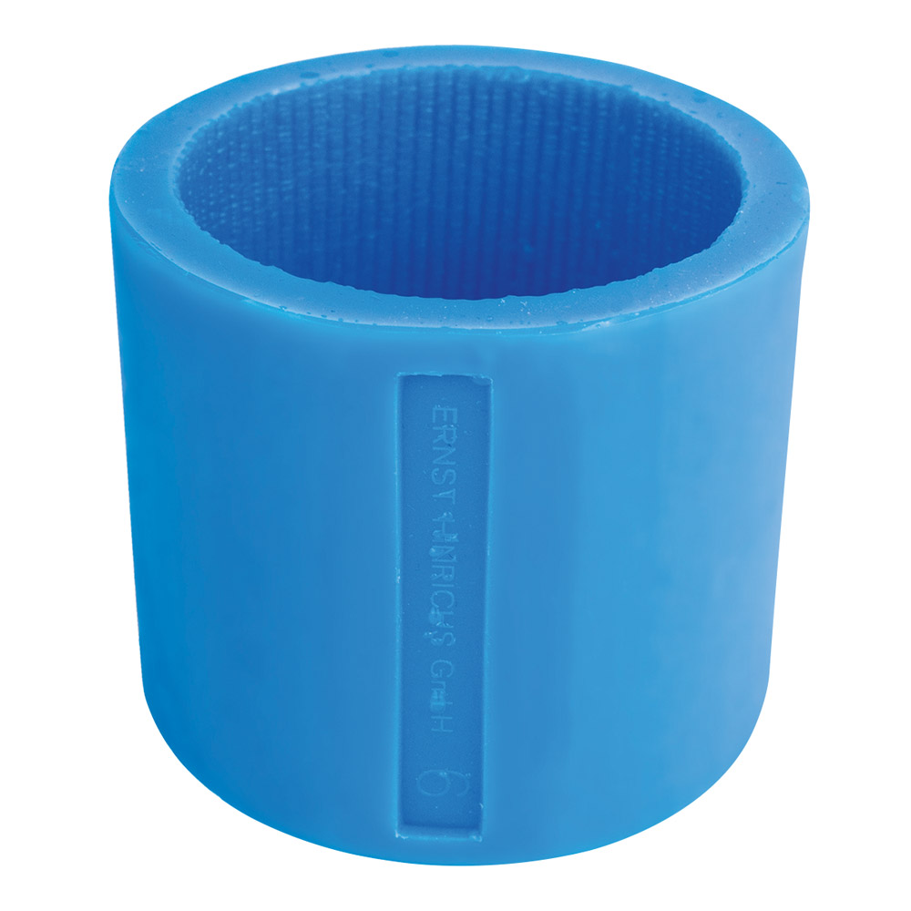 Silikonmanschette K&B rund Gr.6 blau St