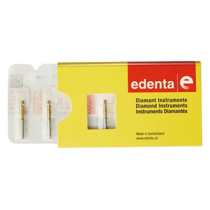 Edenta DIACUT V856 - Packung 5 Stück grün grob, FG, Figur 198 Konus rund, 8 mm, ISO 021
