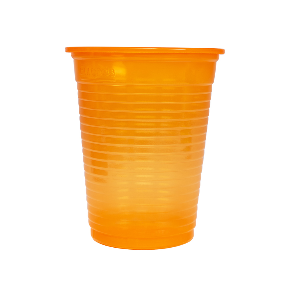 Monoart Trinkbecher orange 200cc 100St