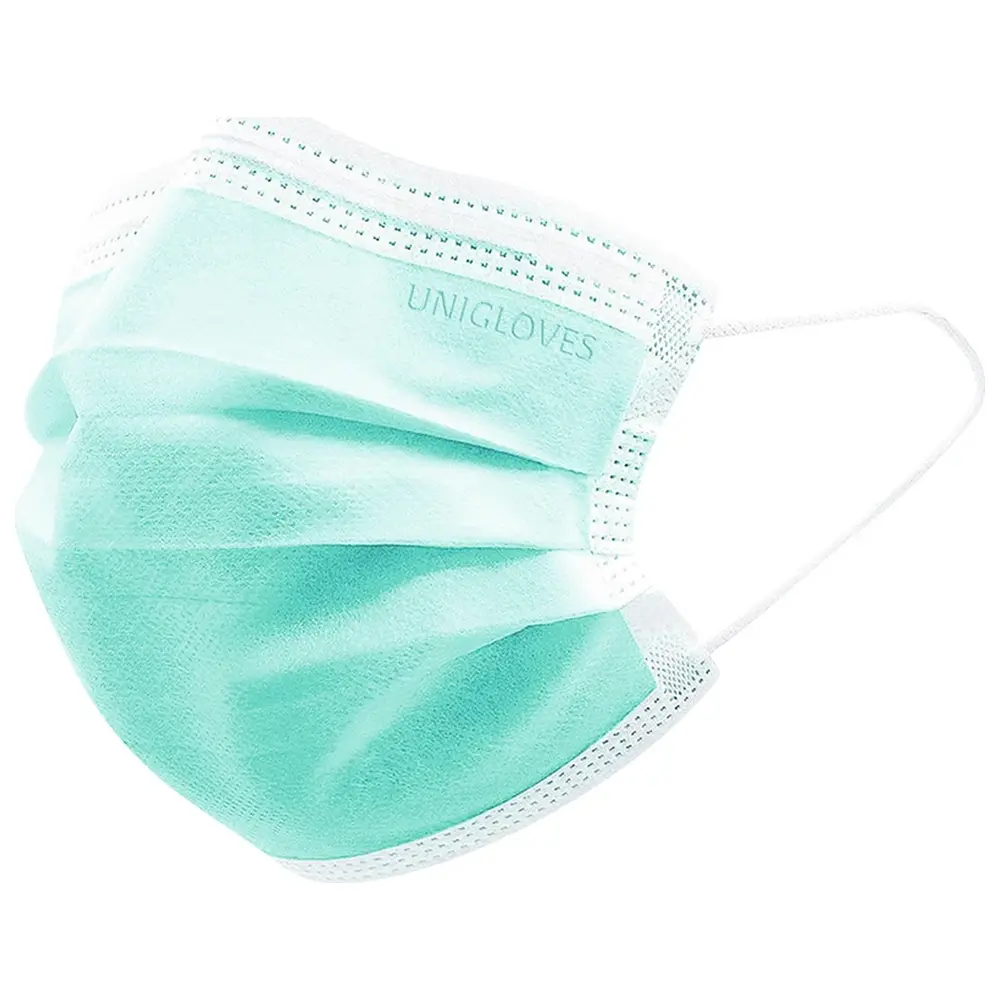 Unigloves PROFIL PLUS OP-Mundschutz - Spenderbox 50 Stück grün Unigloves PROFIL PLUS OP-Mundschutz - Spenderbox 50 Stück grün