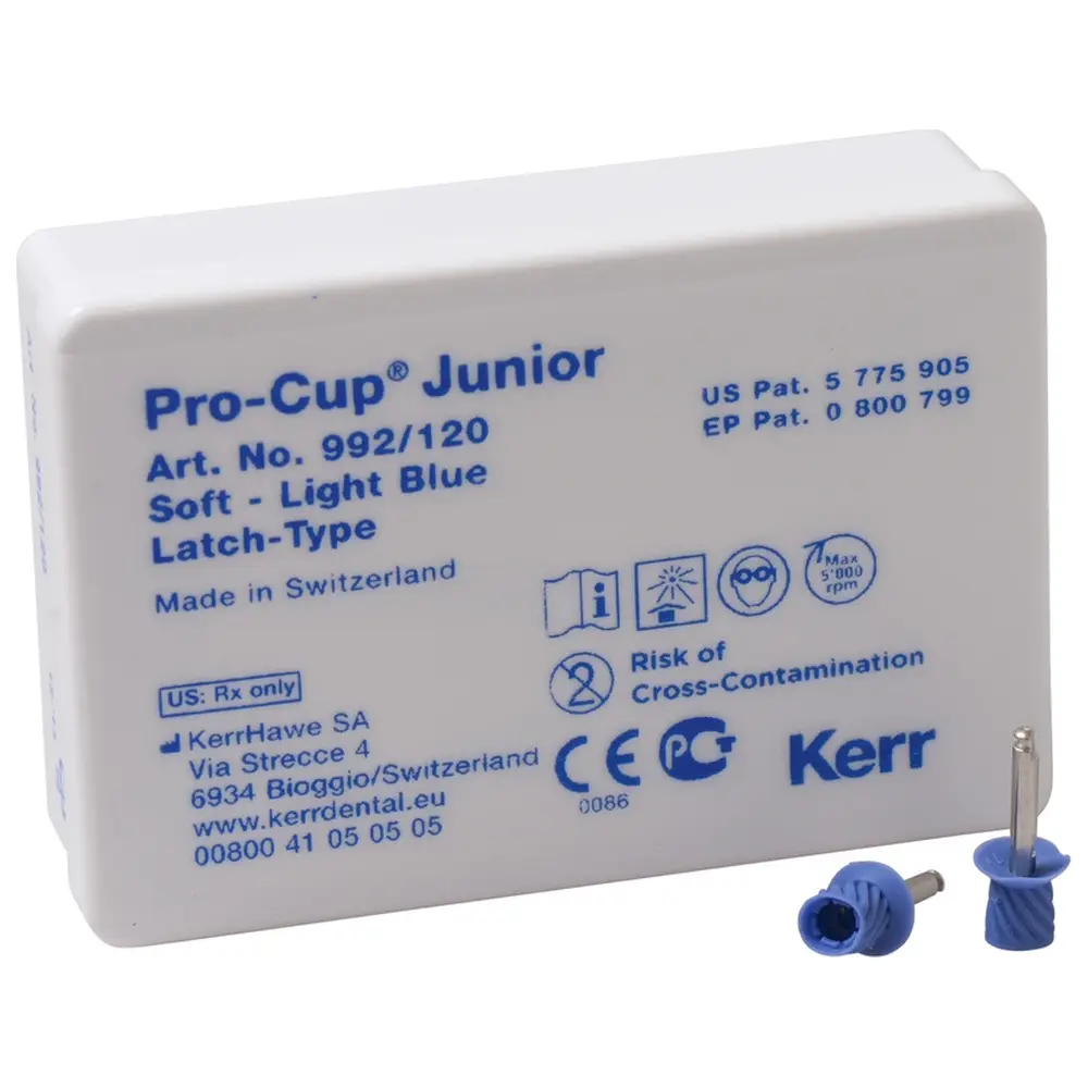 Kerr Pro-Cup™ Junior - Packung 120 Stück hellblau weich, Latch-Type Kerr Pro-Cup™ Junior - Packung 120 Stück hellblau weich, Latch-Type