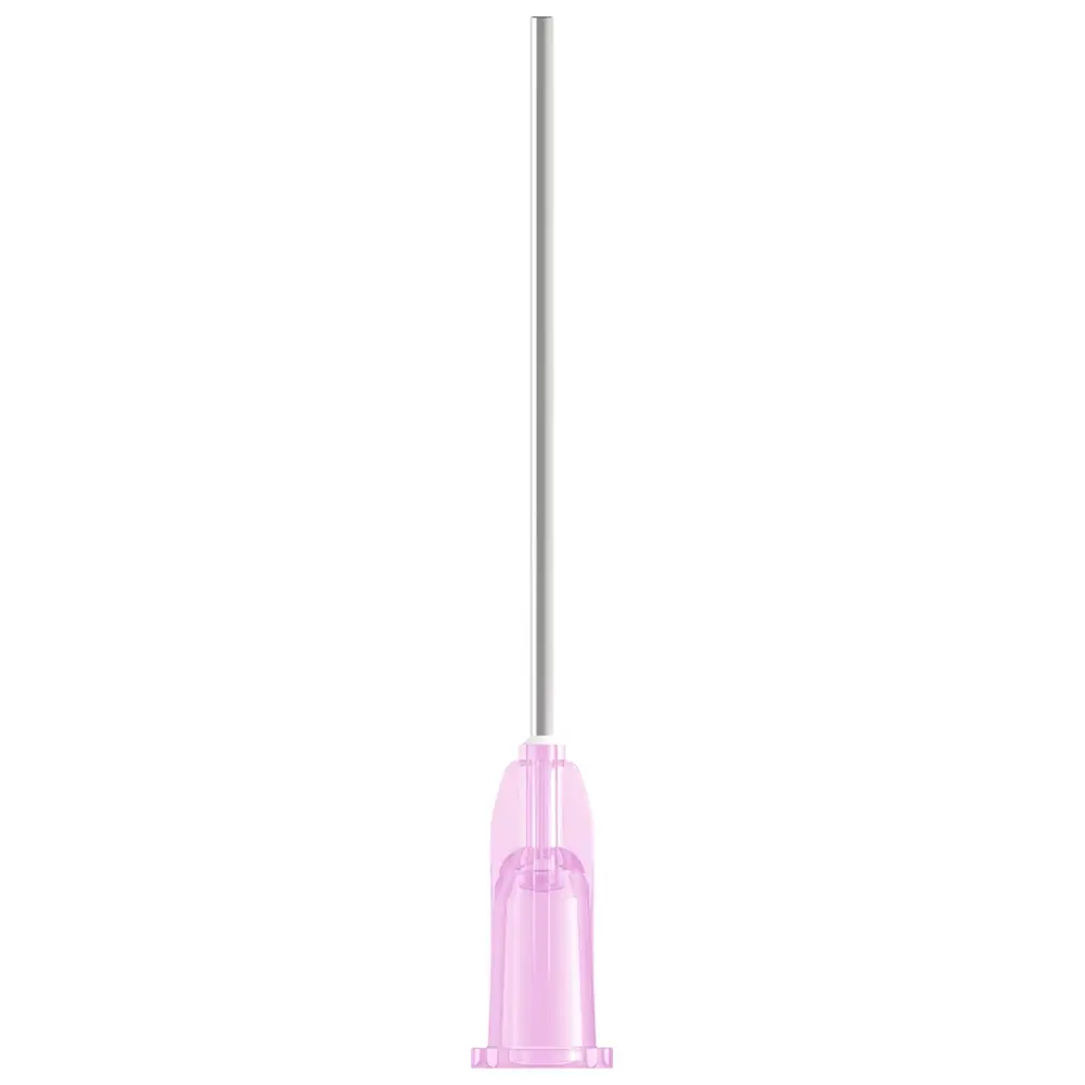 medmix Einmal-Absaugkanülen - Packung 100 Stück rosa, Ø 1,2 x 39 mm