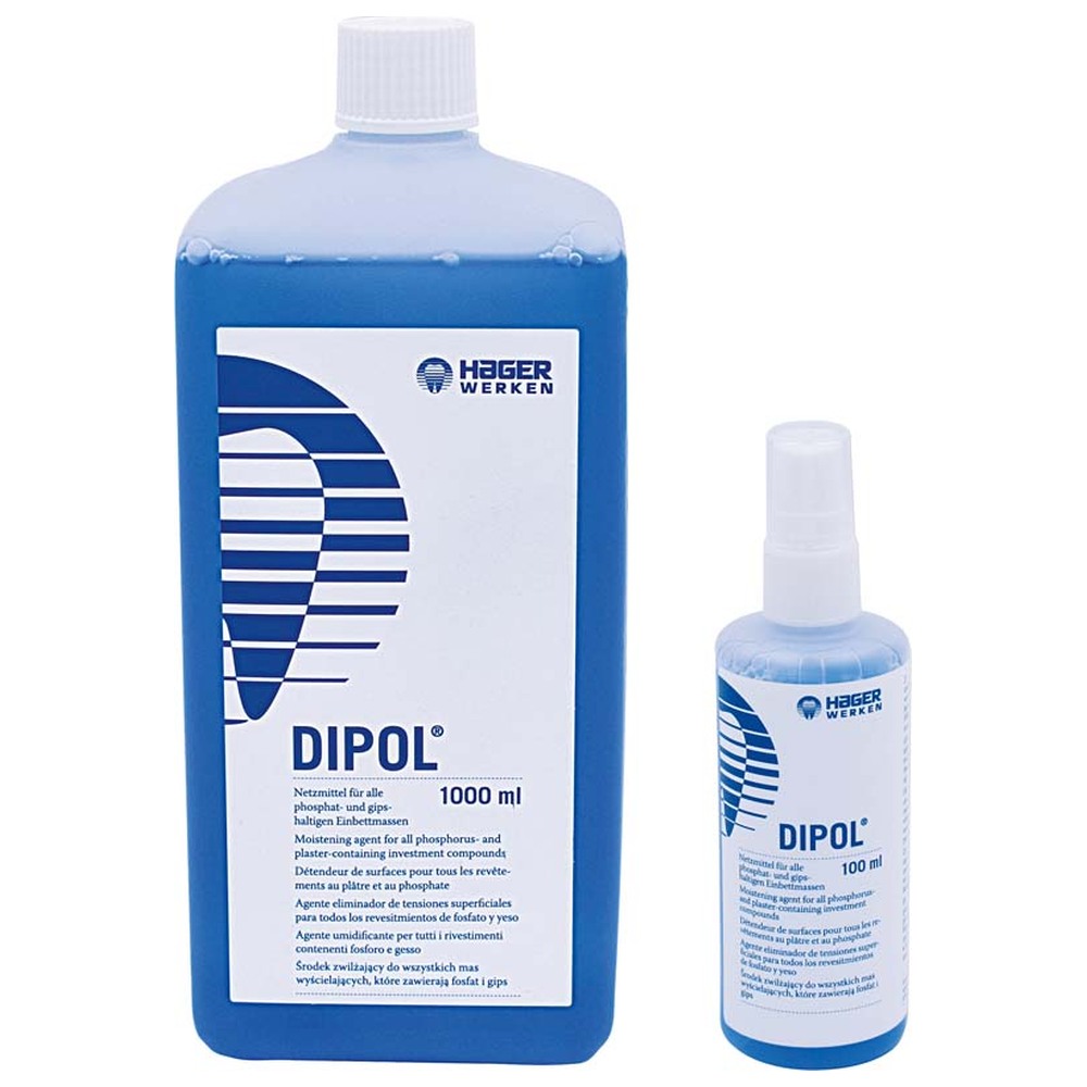 Hager & Werken DIPOL® - Packung 1 Liter Flasche, 1 Sprühzerstäuber leer