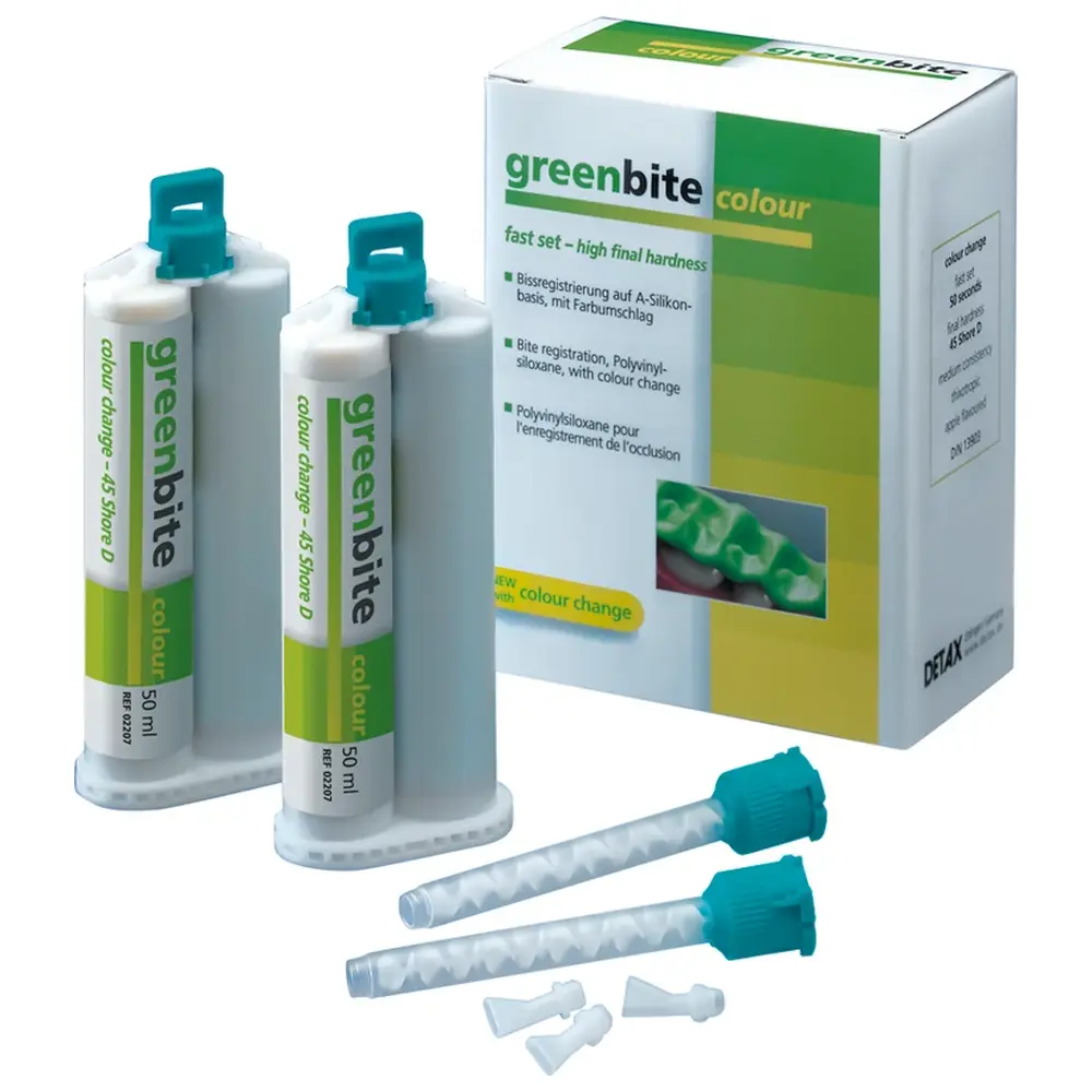 DETAX greenbite colour - Standardpackung 2 x 50 ml Doppelkartusche, Zubehör