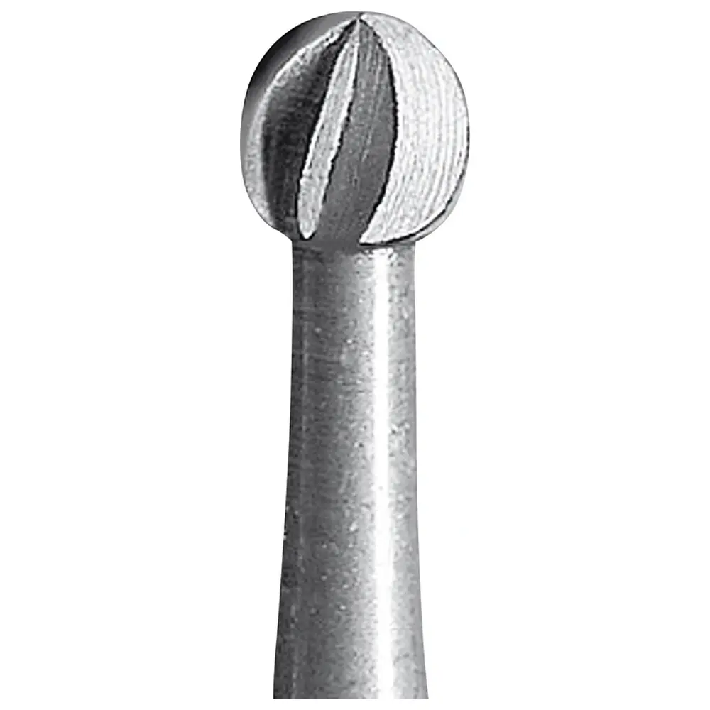 Edenta Stahlbohrer 1 - Packung 5 Stück RA, Figur 001, Kugel, ISO 012
