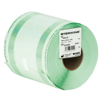 Wipak Oy Steriking RB53 Rolle m.Seitenfalte 200x55mm Ro 100m Wipak Oy Steriking RB53 Rolle m.Seitenfalte 200x55mm Ro 100m