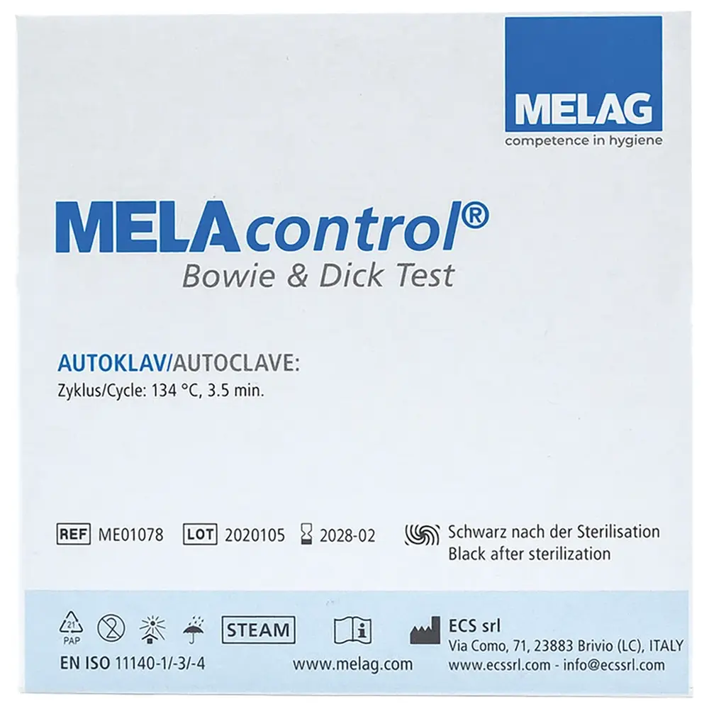 218706_MELAcontrol_Bowie__Dick_Test__Stueck_Testpaket MELAG MELAcontrol Bowie & Dick Test - Stück Testpaket