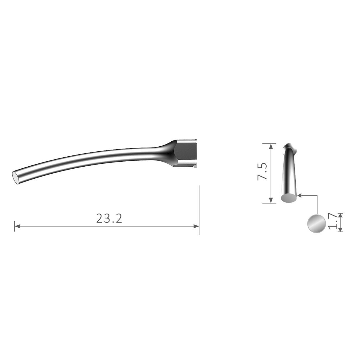 Ultraschallspitzen GS7 GD7 G7 GN7 Kronenentfernung