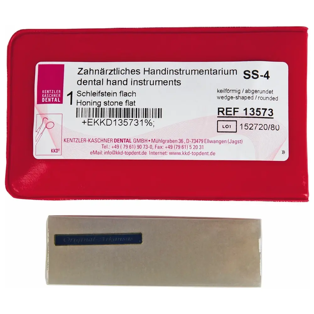 Kentzler-Kaschner KKD® Schleifsteine Arkansas - Stück SS-4 flach, 76 x 26 x 6,6 mm