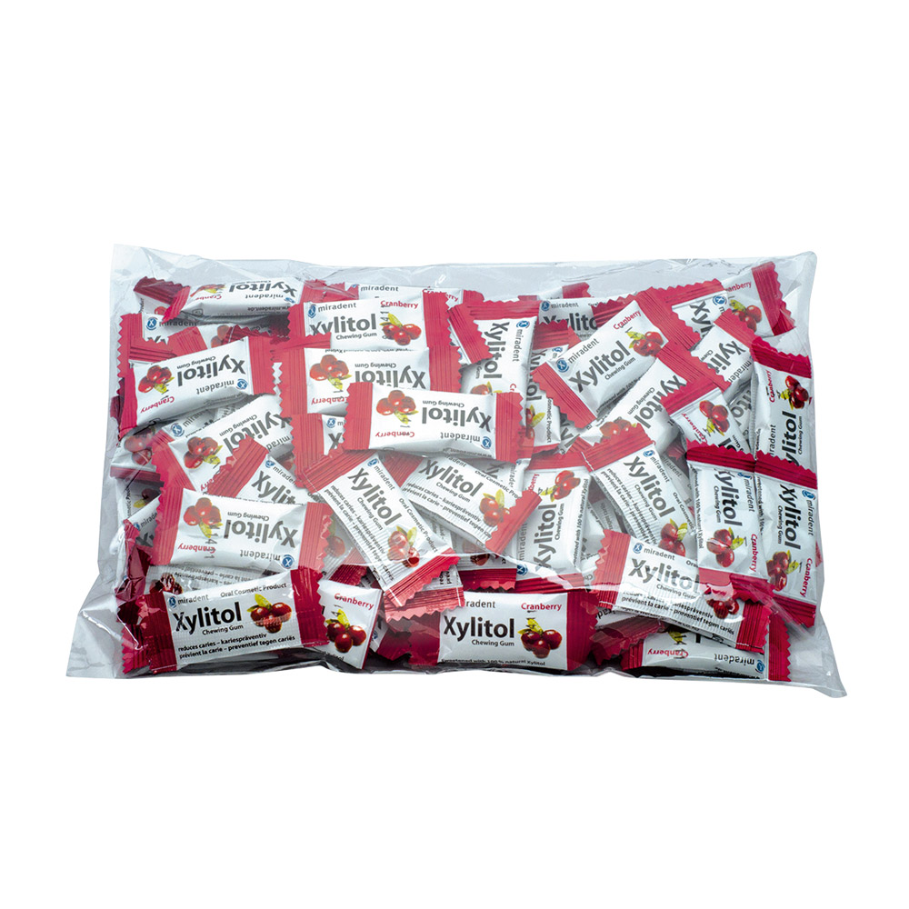miradent Xylitol Gum Cranberry 100x2St
