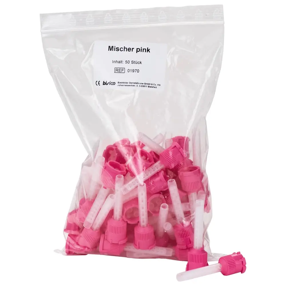 125438_Mischer_pink__Packung_50_Stueck_pink bisico Mischer pink - Packung 50 Stück pink