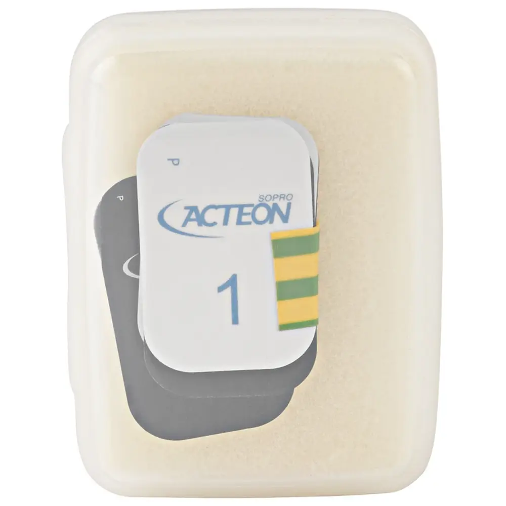Satelec S.A.S. (ACTEON Group) – Standard-Speicherfolien - Packung 2 Speicherfolien Größe 1, 24 x 40 mm