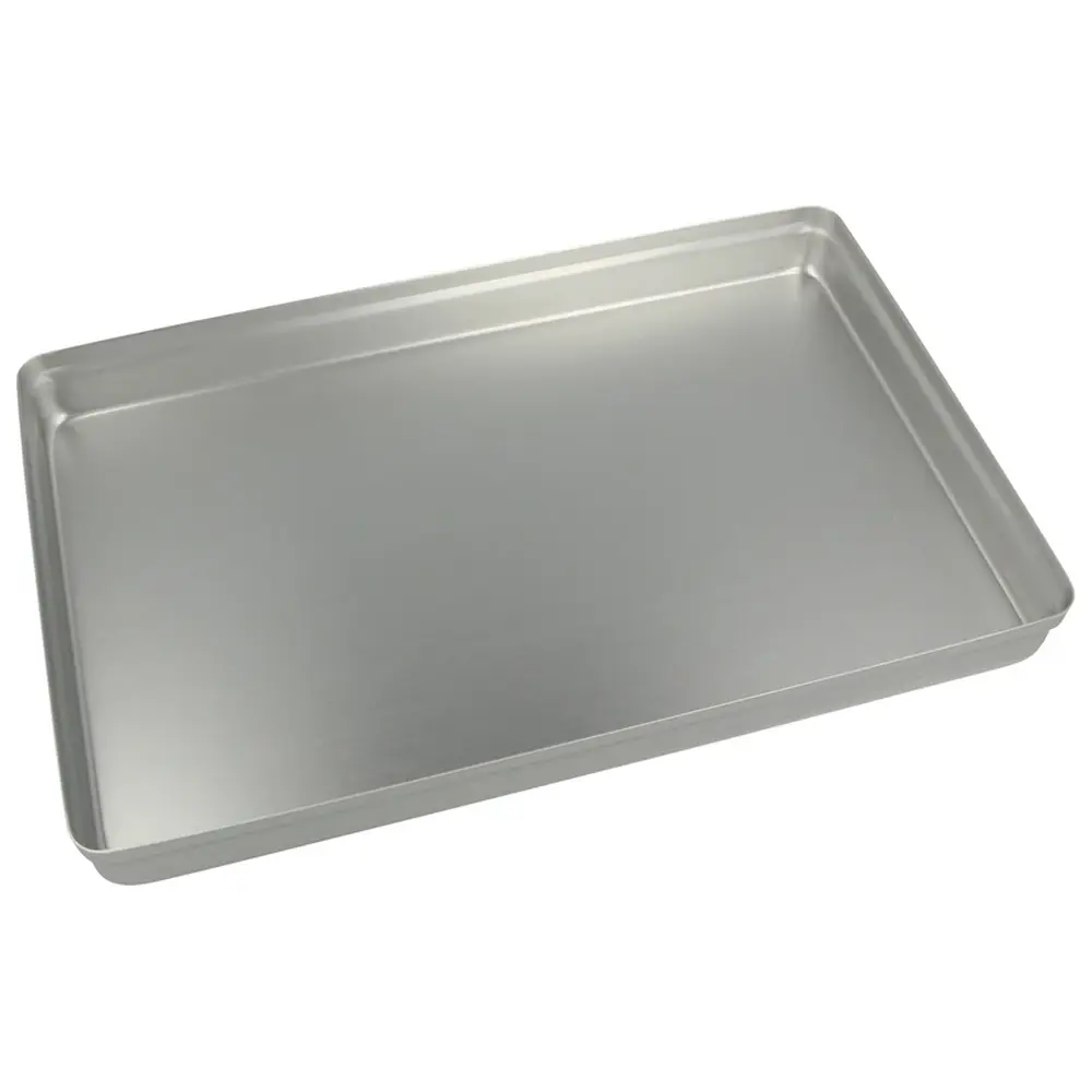 Euronda Norm-Tray Aluminium - Stück Deckel ungelocht silber, 18 x 28 cm