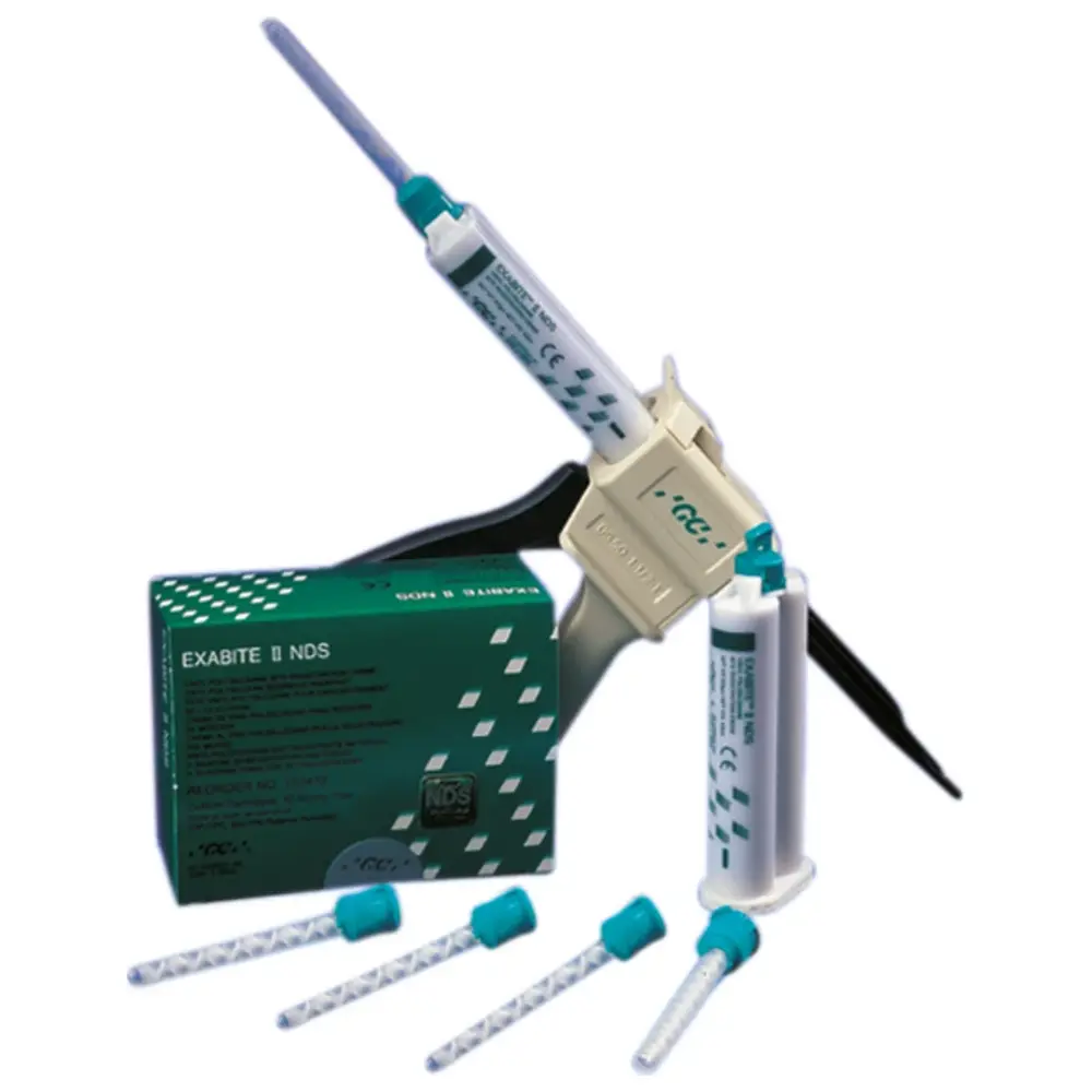 GC EXABITE II NDS - Packung 2 x 48 ml Doppelkartusche, 12 Mischkanülen