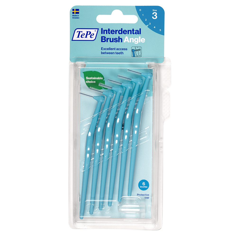 TePe Angle blau 0,6mm 6St