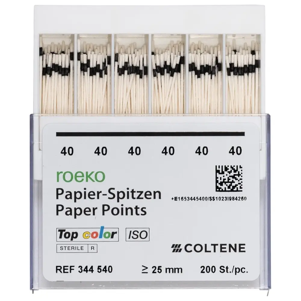 COLTENE roeko Papier Spitzen Top color - Packung 200 Stück ISO 040