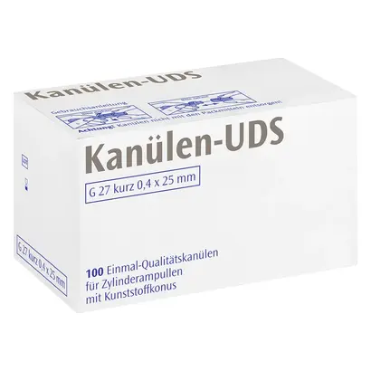 Sulzer Mixpac Deutschland GmbH UDS Kanüle grau G27 kurz 0,4x25mm Pa 100