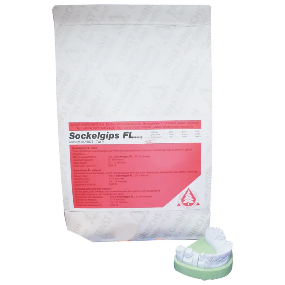 ERNST HINRICHS Sockelgips FL - Sack 25 kg Sockelgips grün