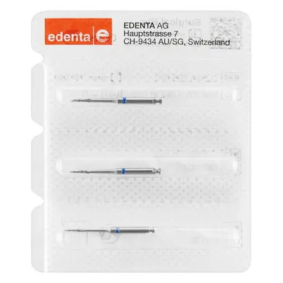 Edenta Chirurgie Knochenfräser C254A - Packung 3 Stück RAL, Figur 415 , 6 mm, ISO 012