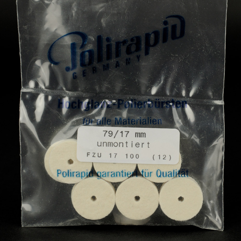 Filzrad unm. Ø17mmx35mm Dtz