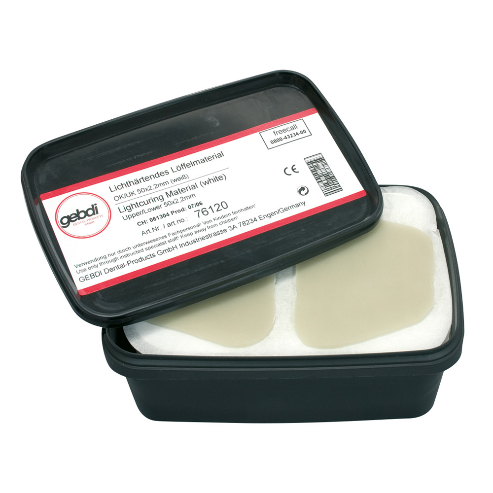 GX39410_Loeffelmaterial_LC_weiss_OKUK_Pa Löffelmaterial LC weiß OK/UK Pa