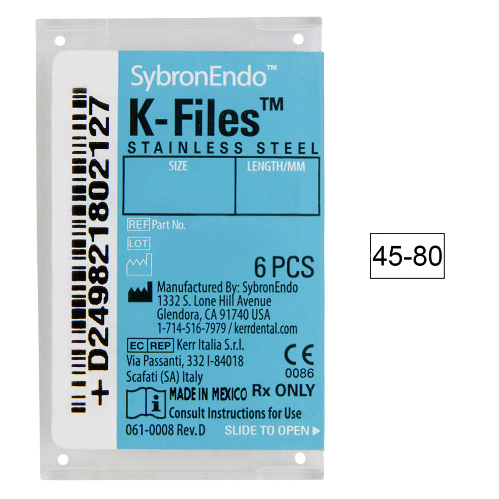 K-Feilen 45-80 25mm 6St