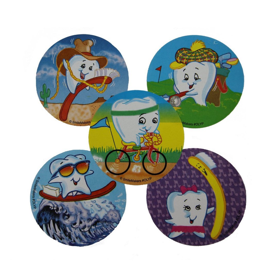 Sticker Happy Zahn Olympia