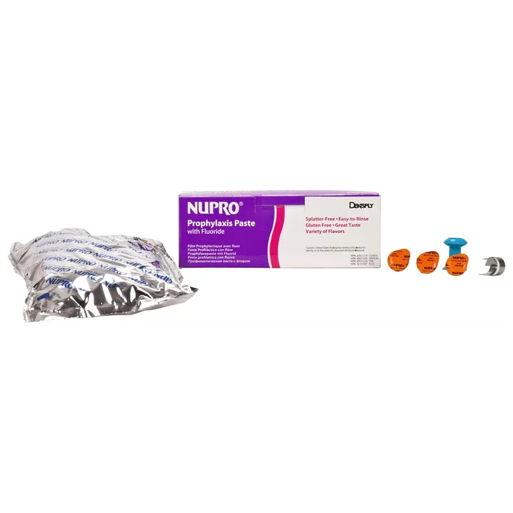 Dentsply Sirona NUPRO® mit Fluoride - Packung 200 x 2 g fein, Orange