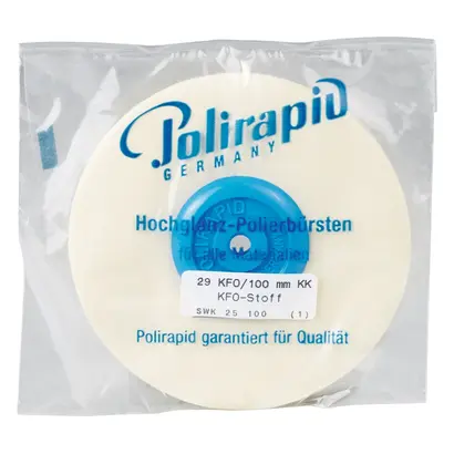 Polirapid Dr. Montemerlo GmbH & Co. KG Schwabbel 29KFO/100mm fein m.Kunstoffkern breit St