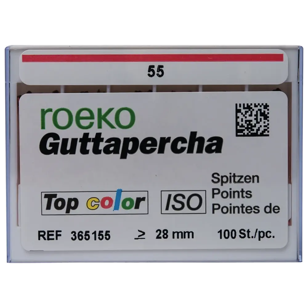 COLTENE roeko Guttapercha Spitzen Top color - Packung 100 Stück ISO 055