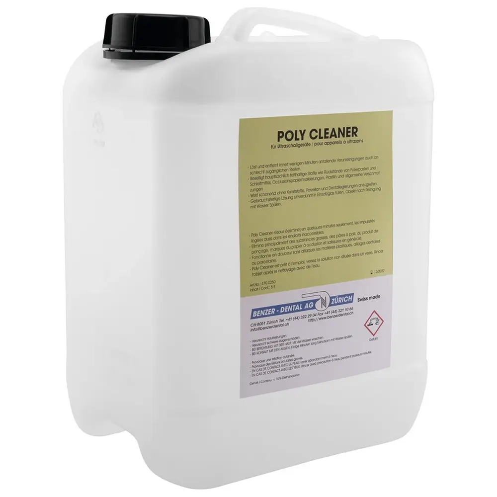 Benzer Dental AG Poly Cleaner - Kanister 5 l Benzer Dental AG Poly Cleaner - Kanister 5 l