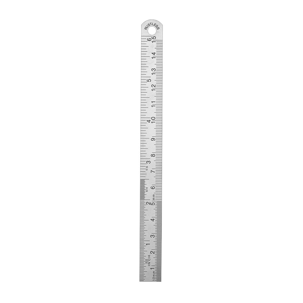 Lineal (Metallmeßstab) 15cm St