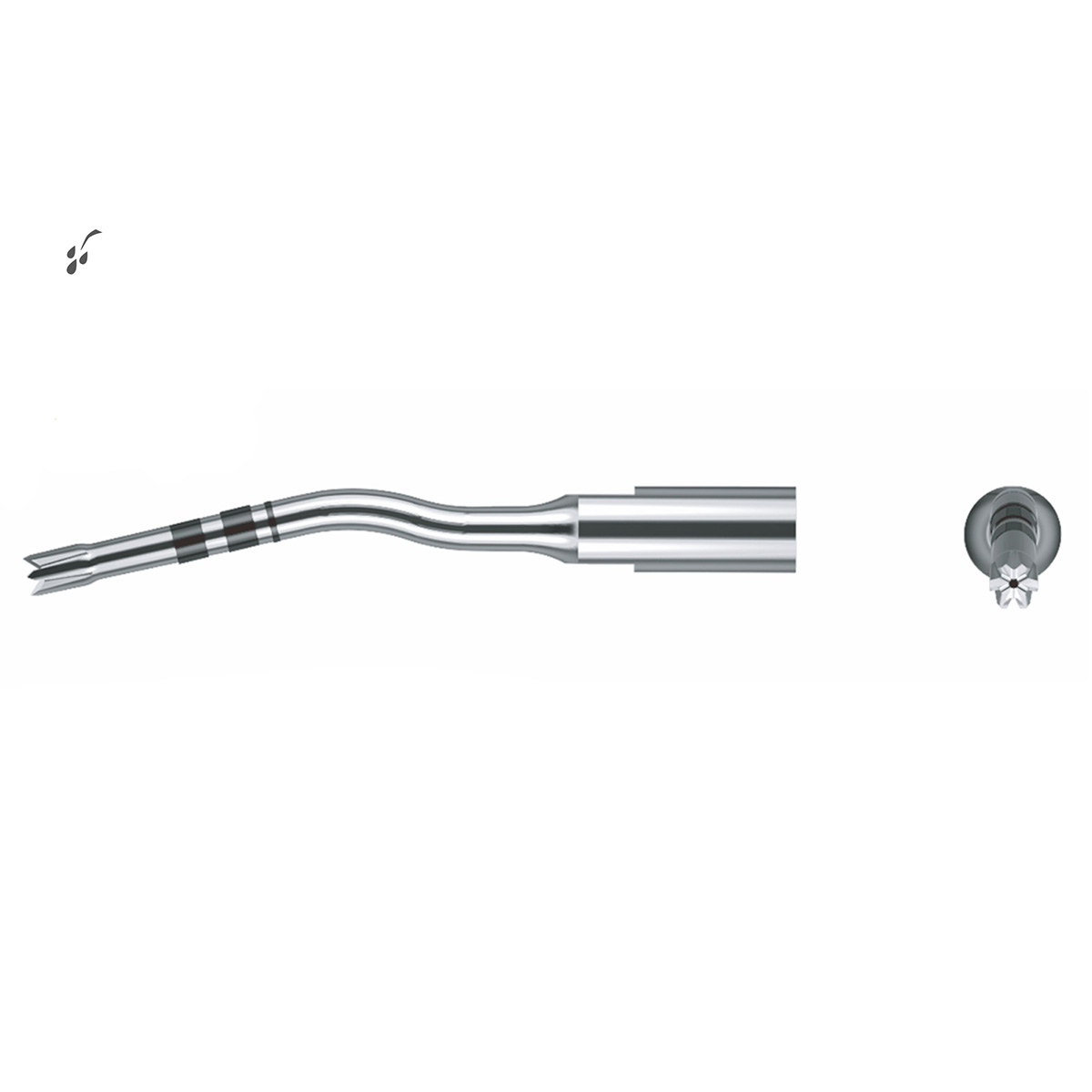 Xpedent Ultraschallspitze IM2A Implantation (passend für den Einsatz mit ACTEON/Satelec® Geräten)